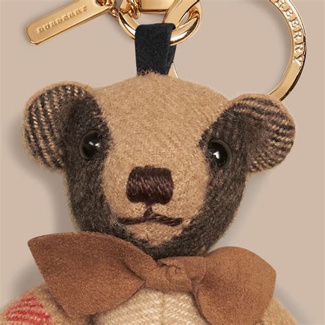 burberry bear charm replica|Thomas Bear Charm in Hunter .